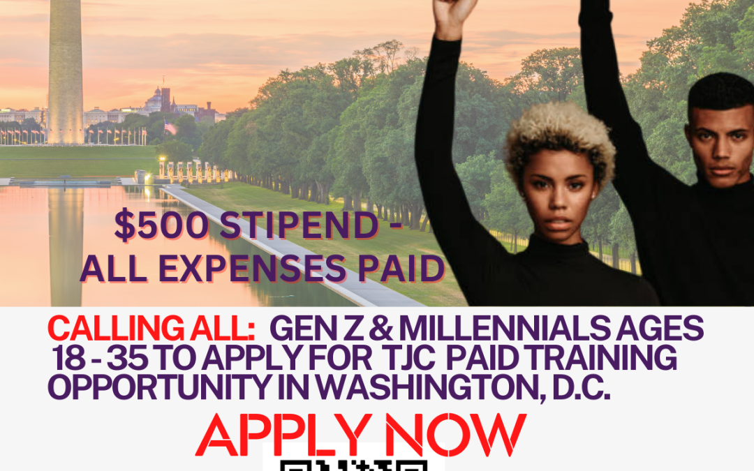 Seeking talented and exceptional applicants for our Fall GenZ and Millennial Voting Rights Leadership Training 