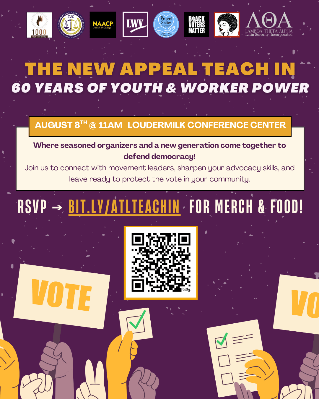 ATL TEACH IN - August 8th